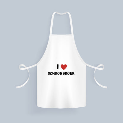 i love schoonbroer Keukenschort