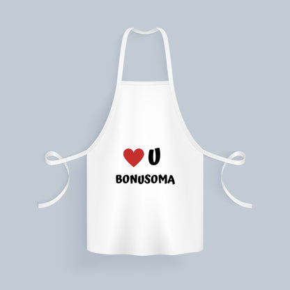 love u bonusoma Keukenschort