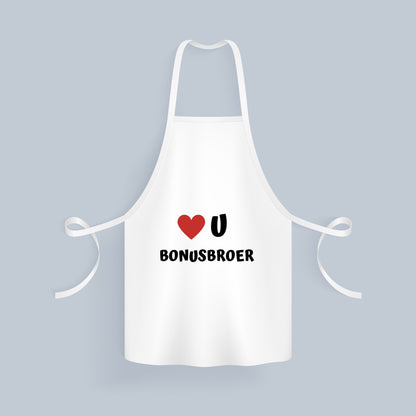 love u bonusbroer Keukenschort