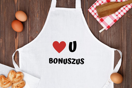 love u bonuszus Keukenschort