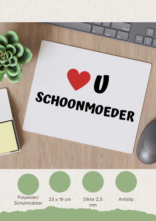 love u schoonmoeder Muismat