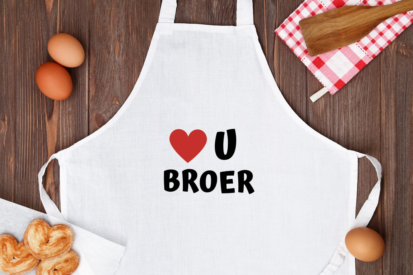 love u broer Keukenschort