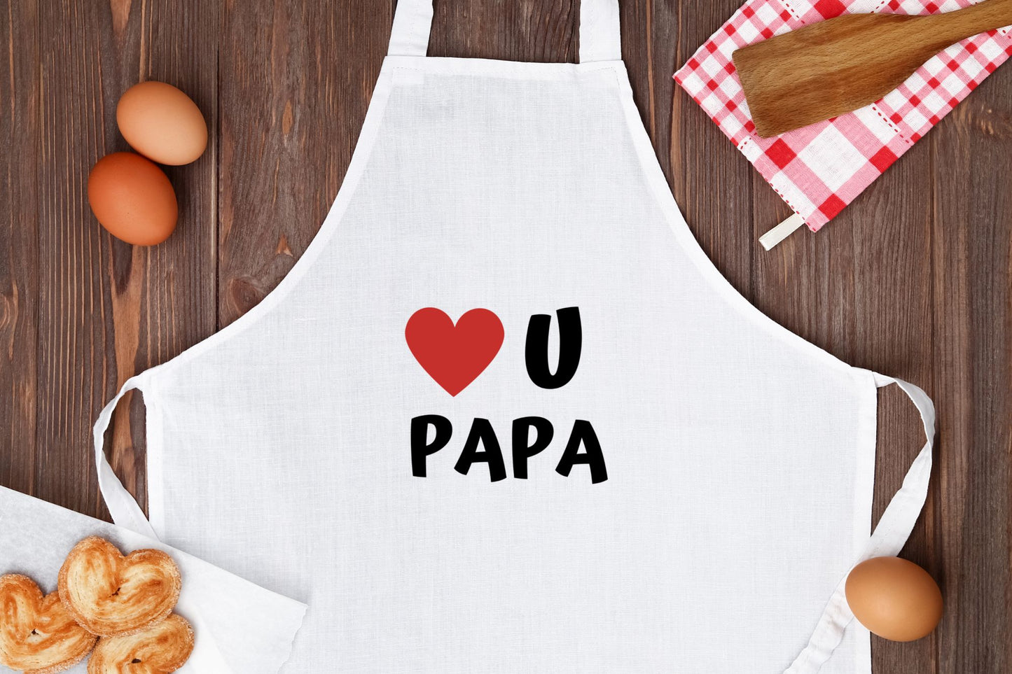 love u papa Keukenschort