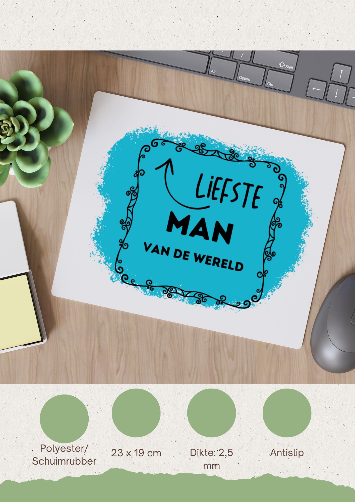 liefste man van de wereld Muismat