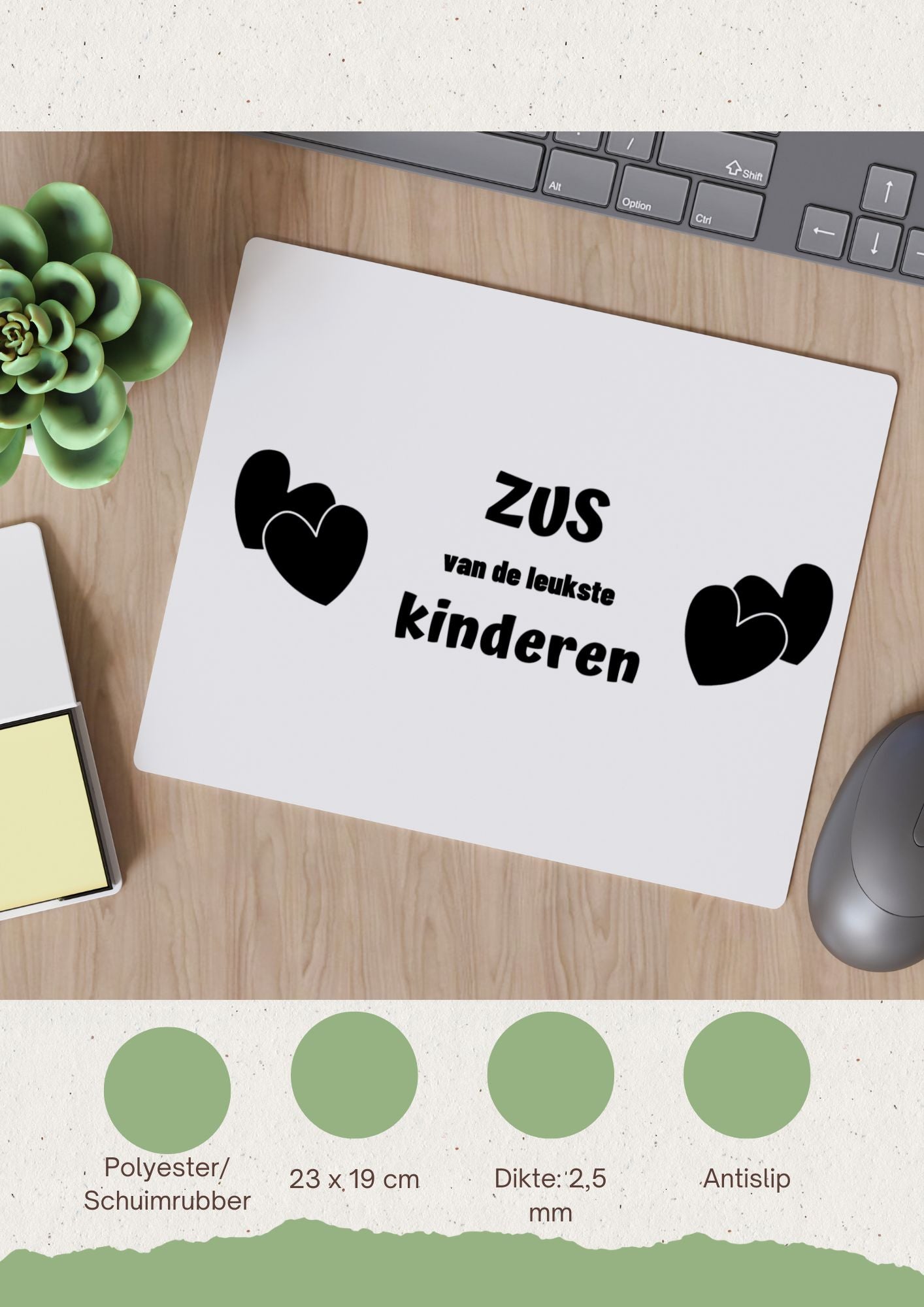 zus van de leukste kinderen Muismat