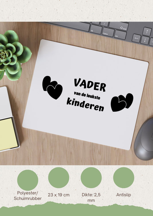 vader van de leukste kinderen Muismat