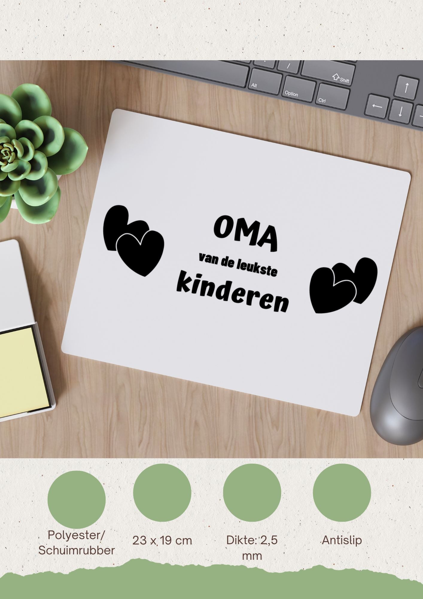 oma van de leukste kinderen Muismat