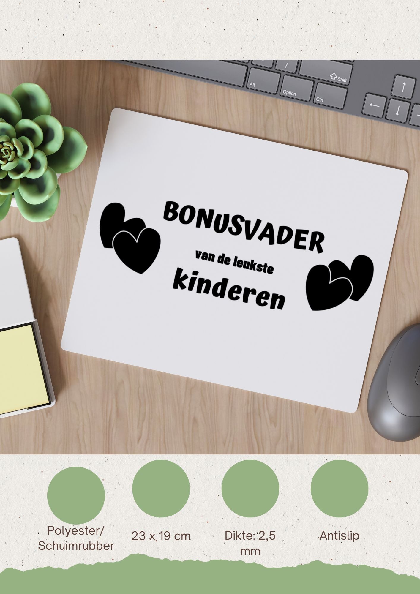 bonusvader van de leukste kinderen Muismat