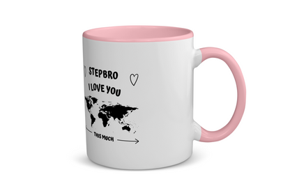 stepbro i love you this much Koffiemok - Theemok