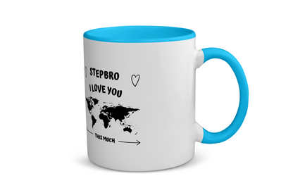 stepbro i love you this much Koffiemok - Theemok