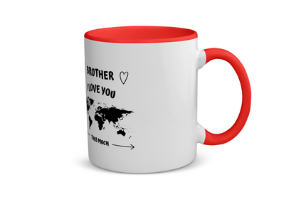 brother i love you this much Koffiemok - Theemok