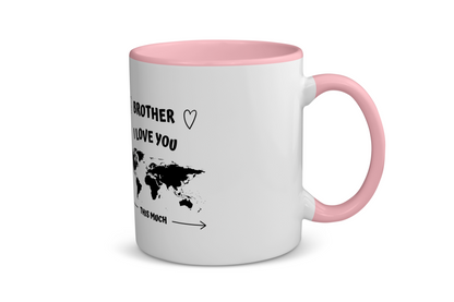 brother i love you this much Koffiemok - Theemok