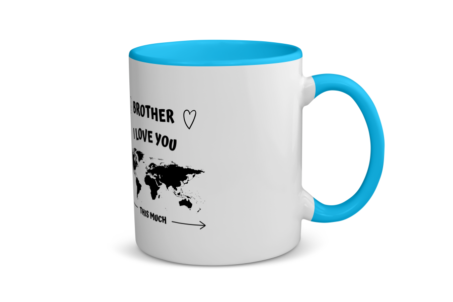 brother i love you this much Koffiemok - Theemok