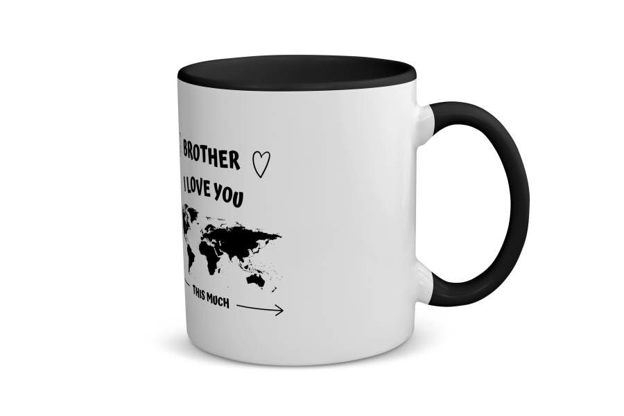 brother i love you this much Koffiemok - Theemok