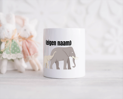 olifant en kleine met eigen naam Spaarpot