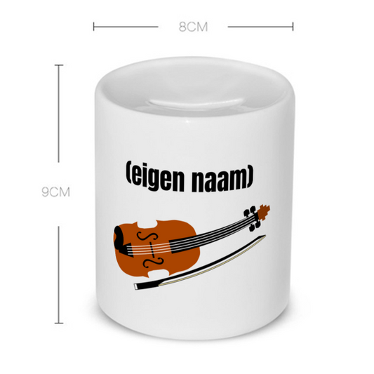 viool met eigen naam Spaarpot