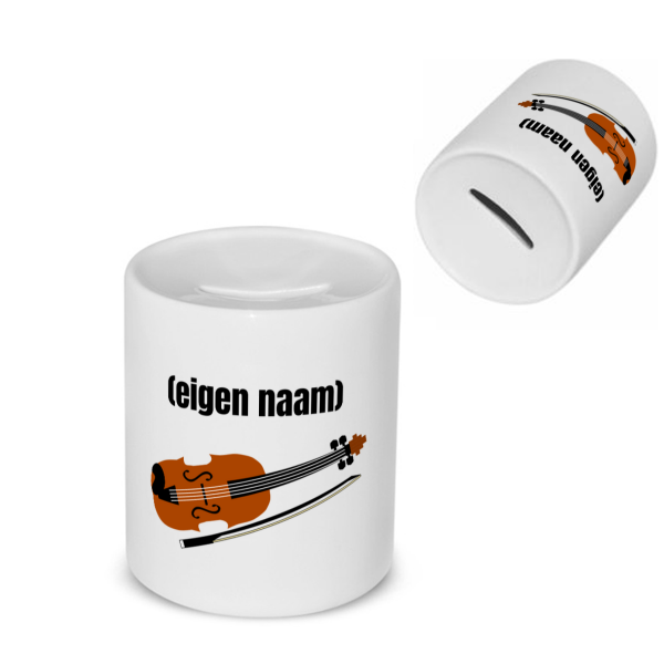 viool met eigen naam Spaarpot