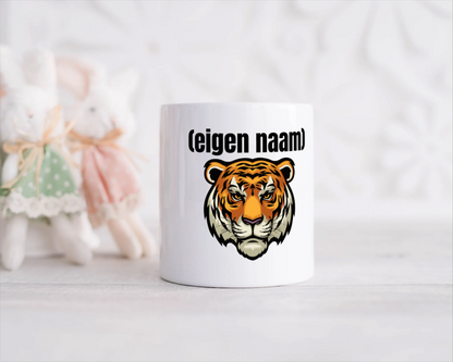 tijgerkop met eigen naam Spaarpot
