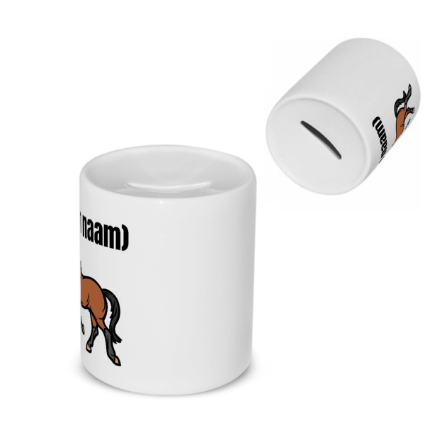 rennend paard met eigen naam Spaarpot