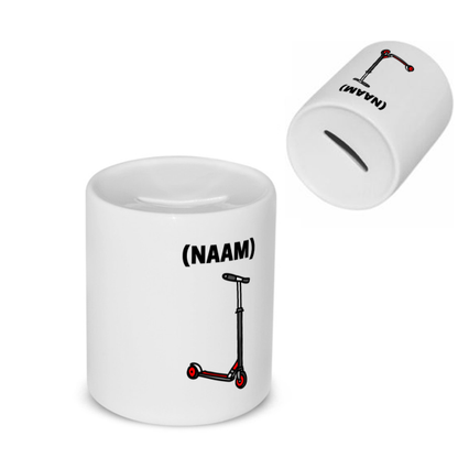 step mok met eigen naam Spaarpot
