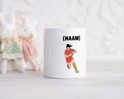 rugby mok met eigen naam Spaarpot