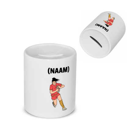 rugby mok met eigen naam Spaarpot