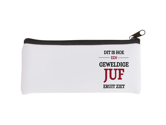 geweldige juf eruit ziet Etui