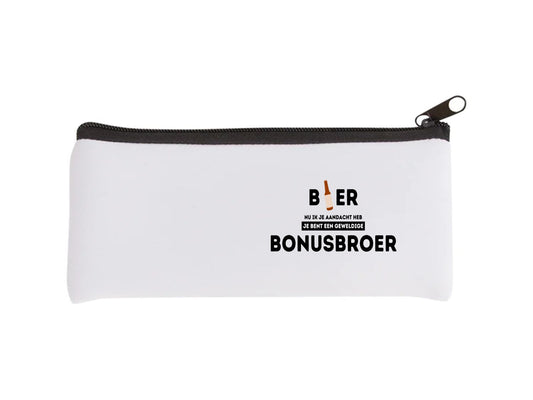 bier, nu ik je aandacht heb je bent een geweldige bonusbroer Etui