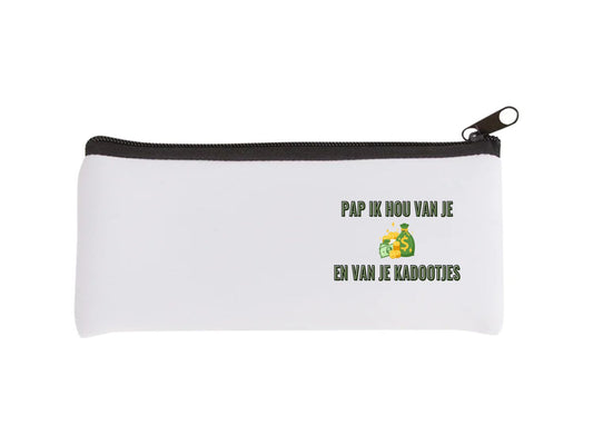 pap ik hou van je en van je kadootjes Etui