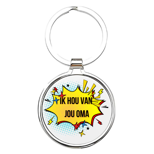 ik hou van jou oma Sleutelhanger