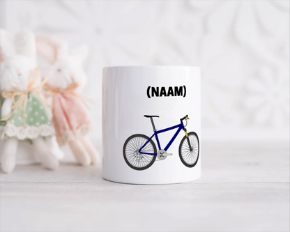 mountainbike mok met eigen naam Spaarpot