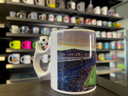 Gepersonaliseerde Voetbal Mok 330 ml – Keramiek met Sportieve Touch