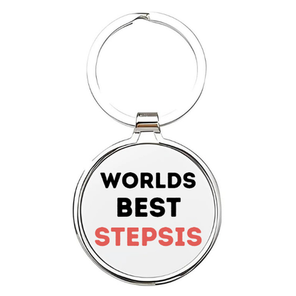 worlds best stepsis Sleutelhanger