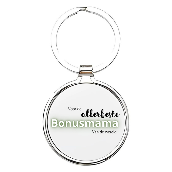 voor de allerliefste bonusmama Sleutelhanger