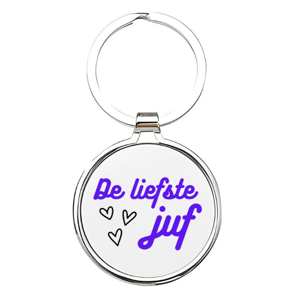 de liefste juf Sleutelhanger