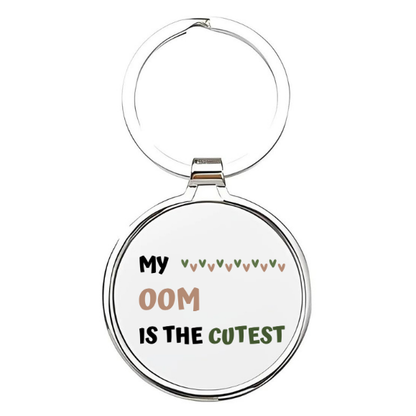 my oom is the cutest Sleutelhanger