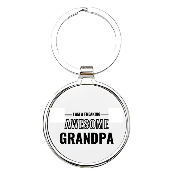 i am an freaking awesome grandpa Sleutelhanger