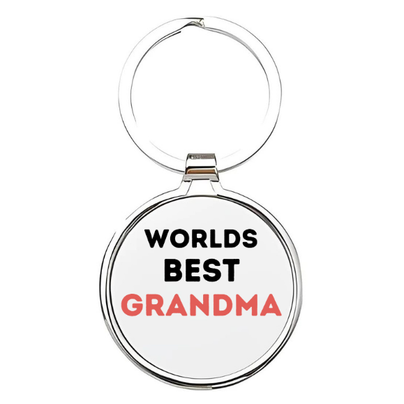 worlds best grandma Sleutelhanger