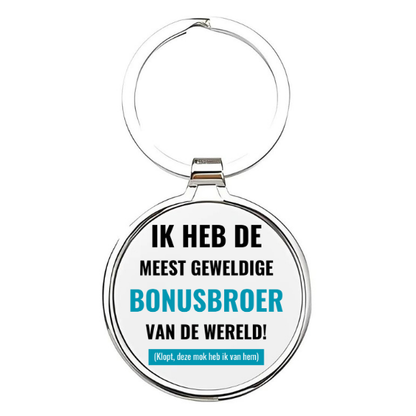 ik heb de meest geweldige bonusbroer van de wereld Sleutelhanger