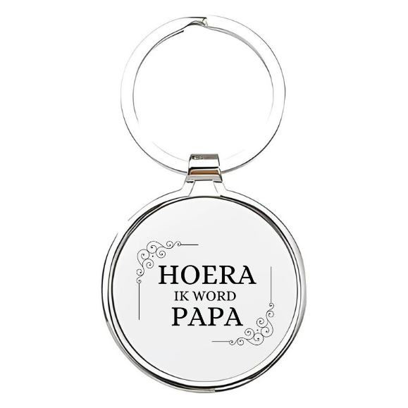 hoera ik word papa Sleutelhanger