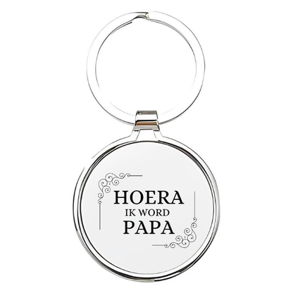 hoera ik word papa Sleutelhanger