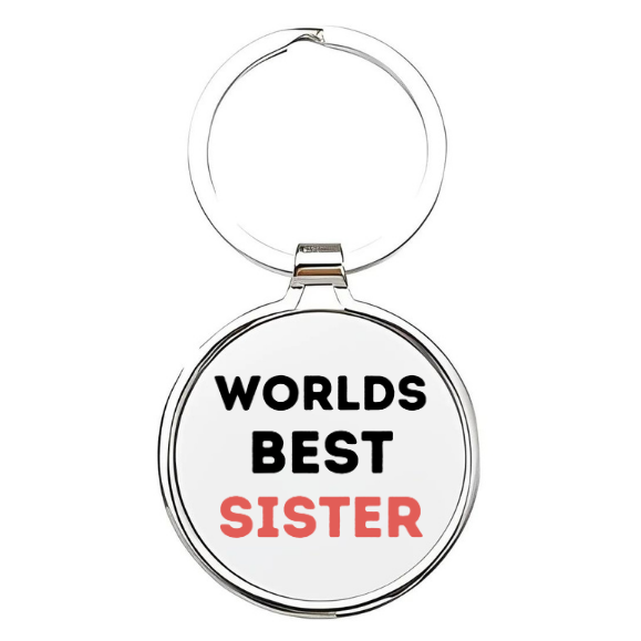 worlds best sister Sleutelhanger