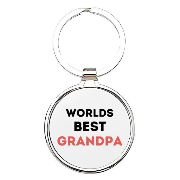 worlds best grandpa Sleutelhanger