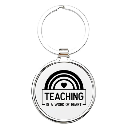 teaching is a work of heart Sleutelhanger