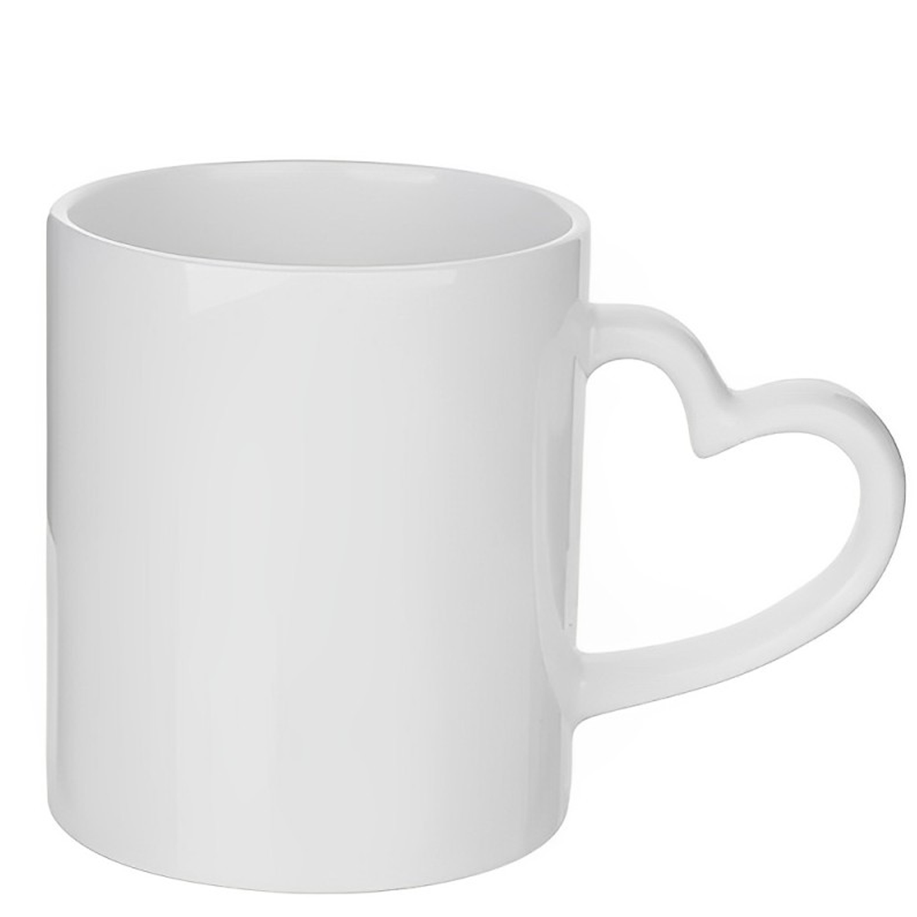 Gepersonaliseerde Mok 330 ml – Keramiek met Hartvormig Oor