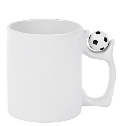 Gepersonaliseerde Voetbal Mok 330 ml – Keramiek met Sportieve Touch